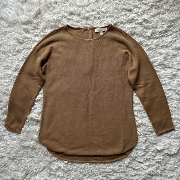 Michael Michael Kors Pullover Tunic Sweater Brown Size S - Picture 1 of 8